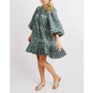Mirth Handmade Editions Somerset dress in forest